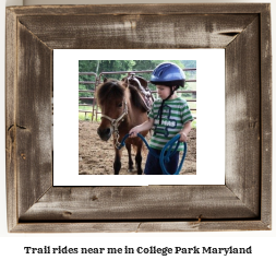 trail rides near me in College Park, Maryland